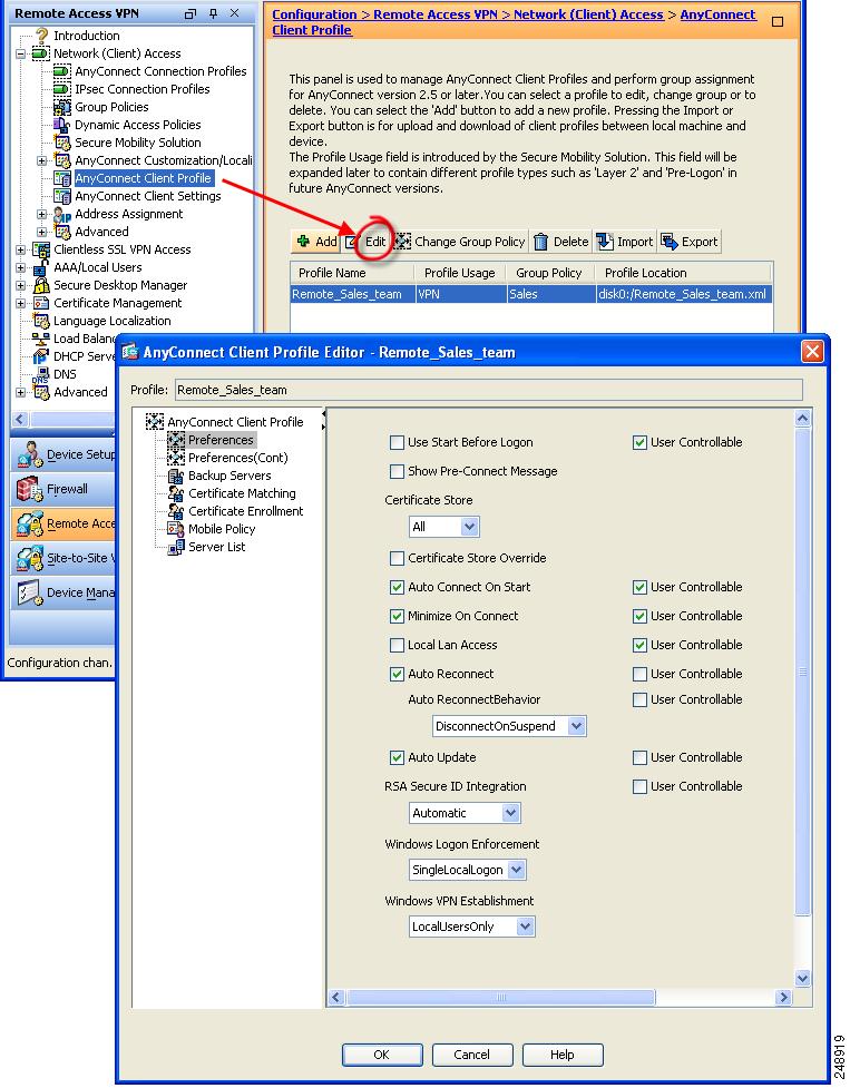 Cisco anyconnect profile editor software vnc server raspberry pi firewall configuration
